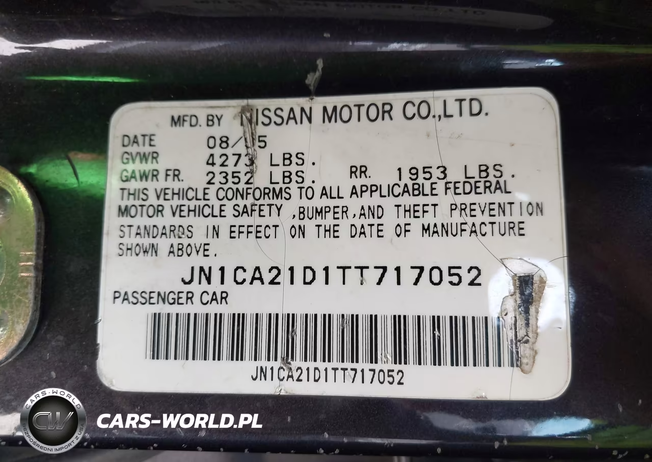 1996 Nissan Maxima Gle-Gxe-Se VIN:JN1CA21D1TT717052 - 9
