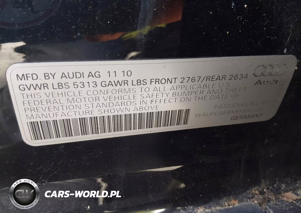 2011 Audi A6 3.0 Premium VIN:WAUFGAFBXBN041260 - 9