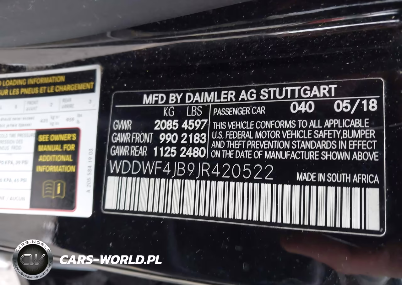 2018 Mercedes-Benz C 300 VIN:WDDWF4JB9JR420522 - 9