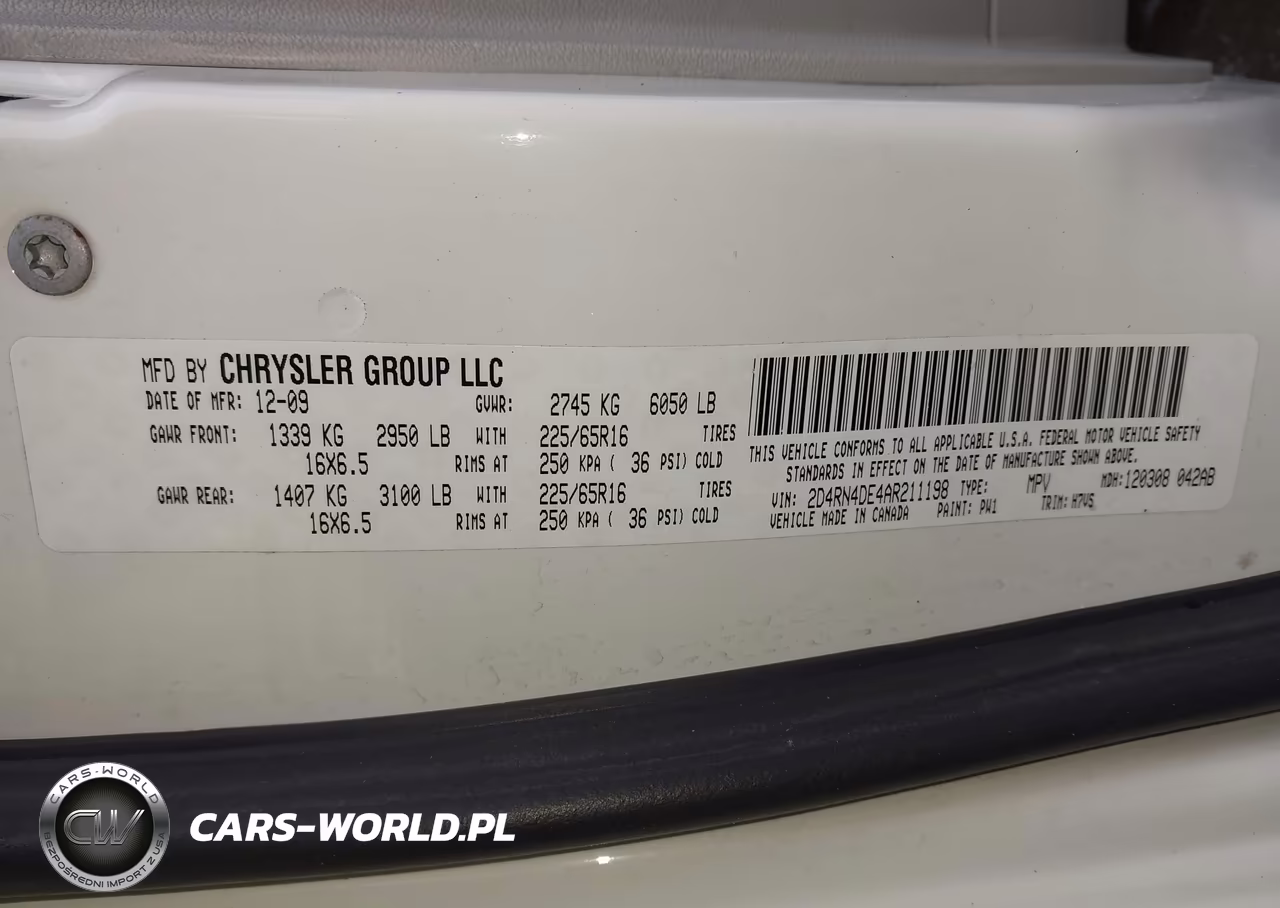 2010 Dodge Grand Caravan Se VIN:2D4RN4DE4AR211198 - 9