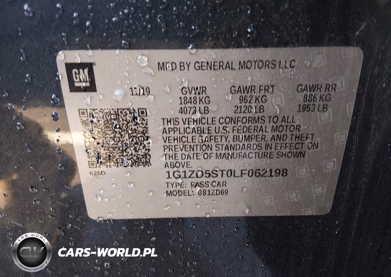 2020 Chevrolet Malibu Fwd Lt VIN:1G1ZD5ST0LF062198 - 9