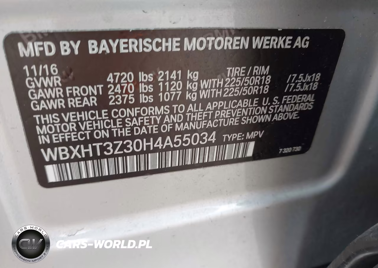 2017 BMW X1 xDrive28I VIN:WBXHT3Z30H4A55034 - 9