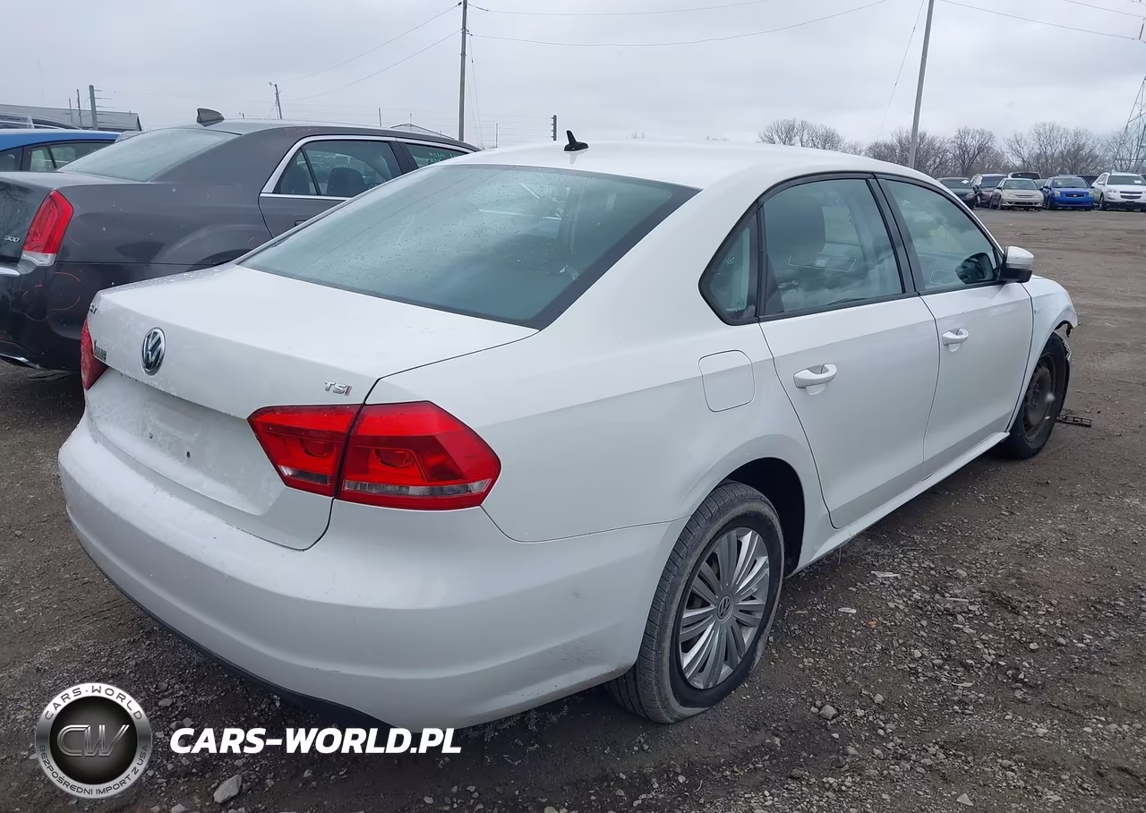 2014 Volkswagen Passat 1.8T S VIN:1VWAT7A31EC037395 - 4