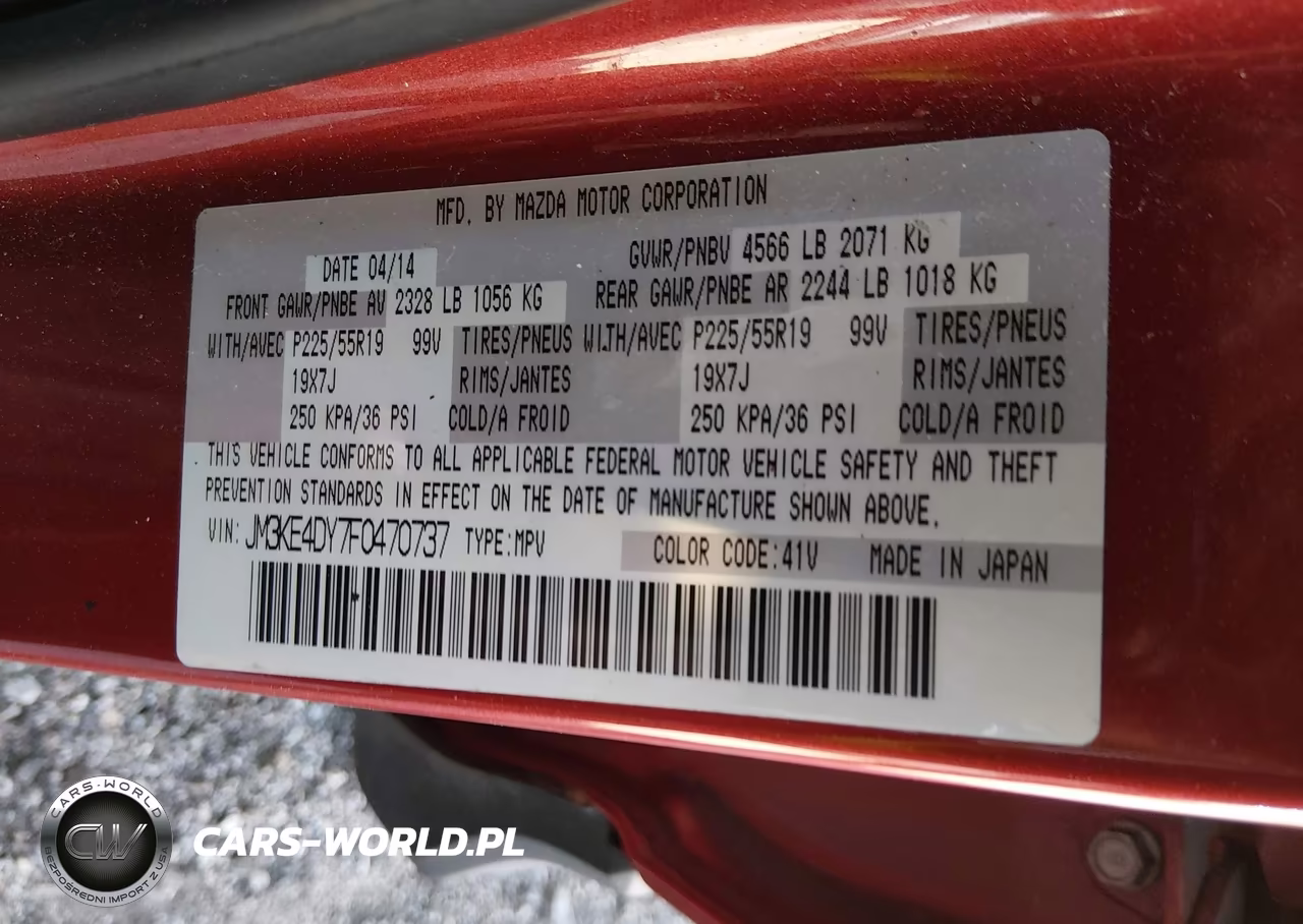 2015 Mazda Cx-5 Grand Touring VIN:JM3KE4DY7F0470737 - 9