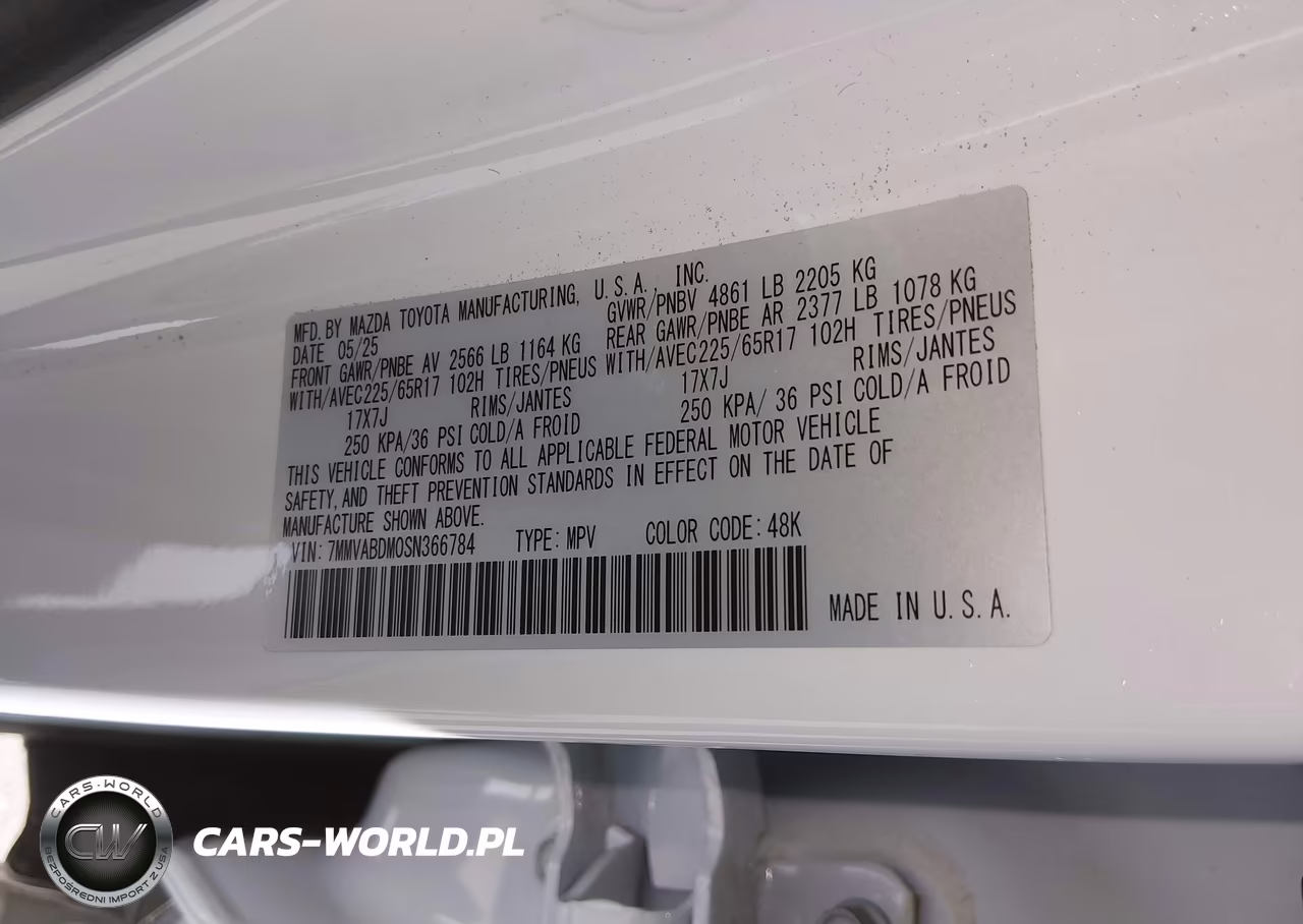 2025 Mazda Cx-50 2.5 S Premium Package VIN:7MMVABDM0SN366784 - 9