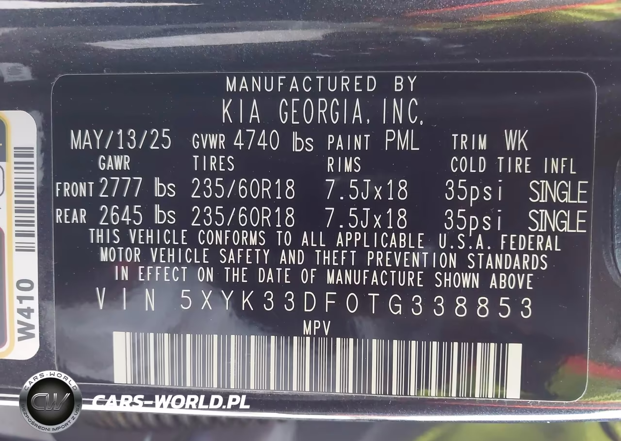 2026 Kia Sportage Ex VIN:5XYK33DF0TG338853 - 9
