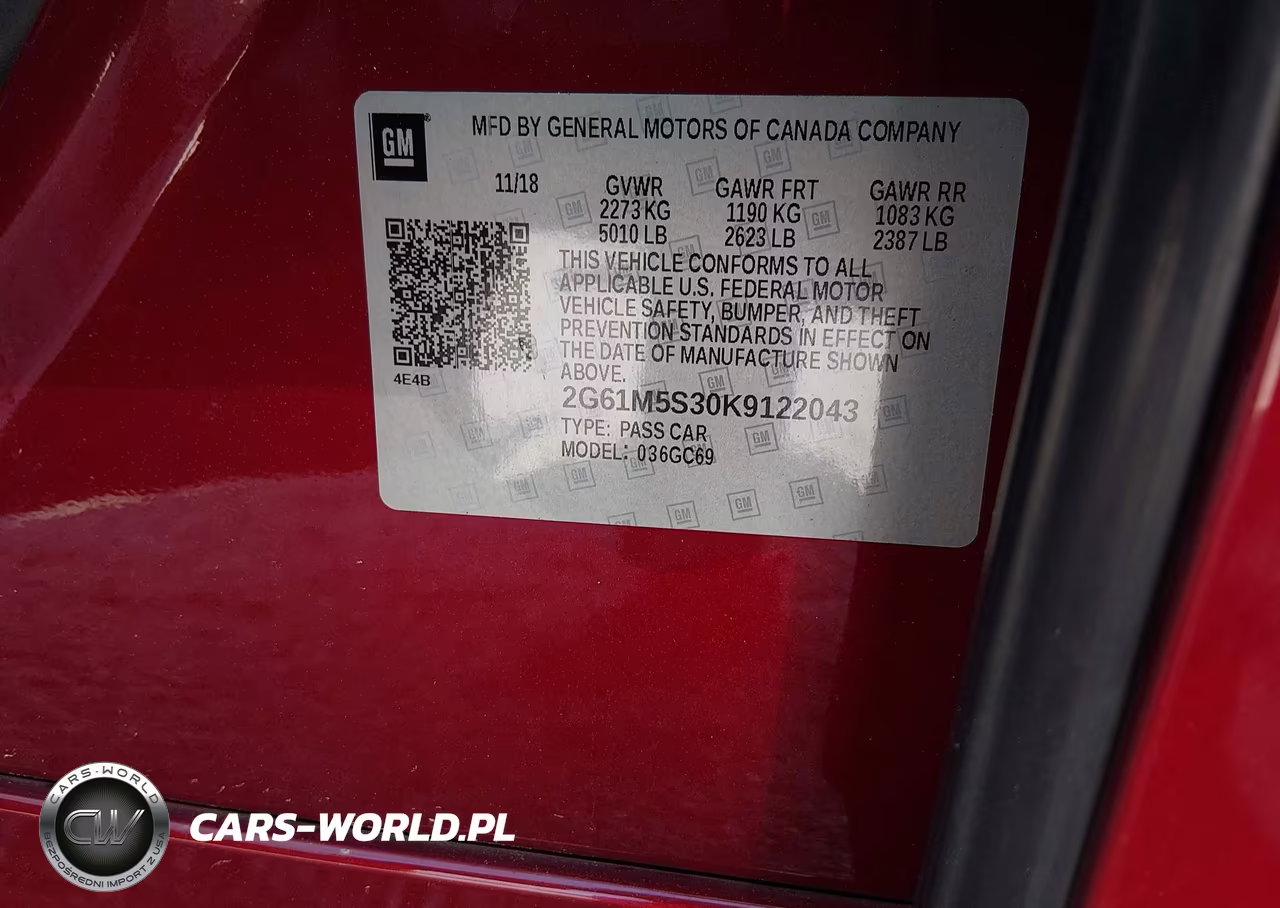 2019 Cadillac Xts Luxury VIN:2G61M5S30K9122043 - 9