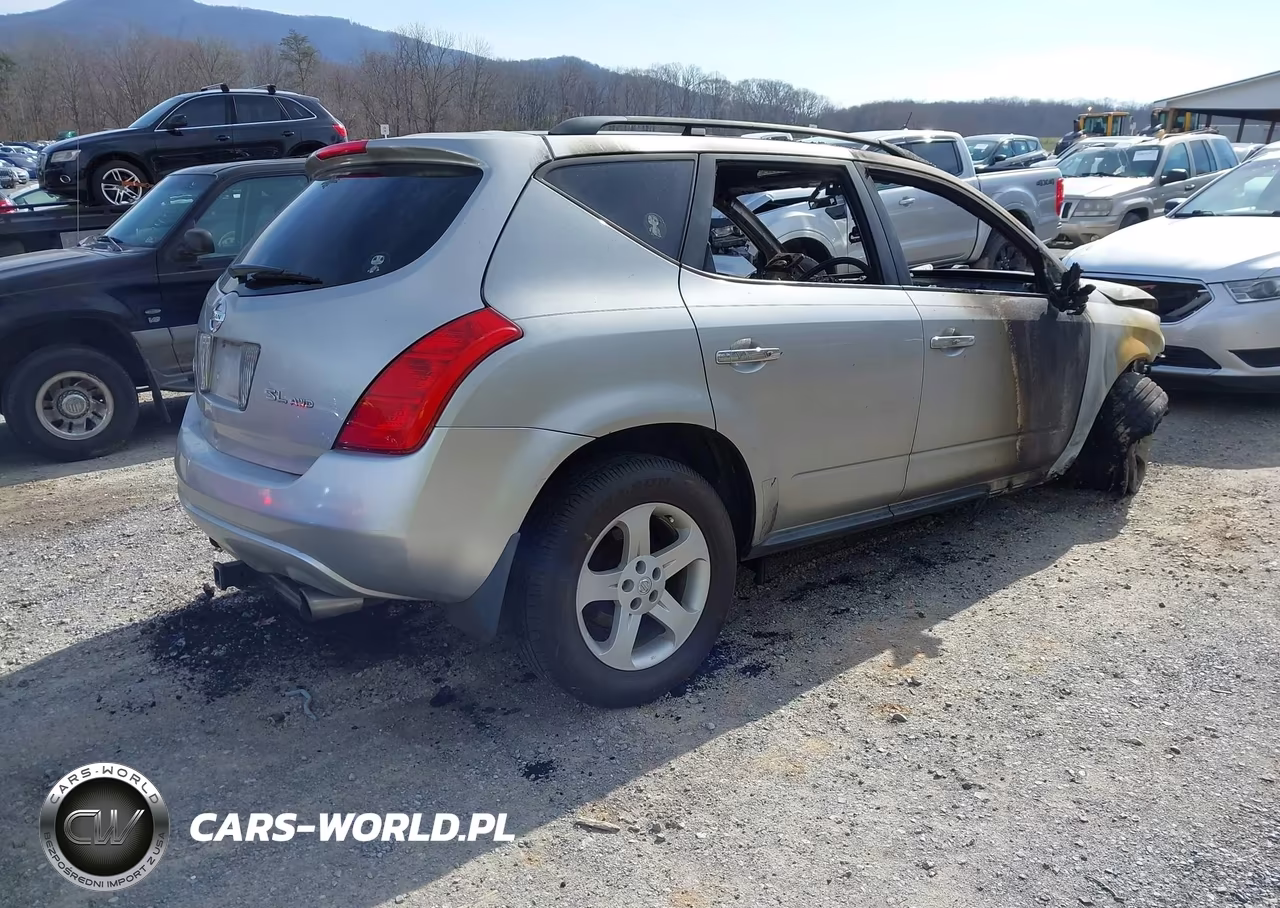 2005 Nissan Murano Sl VIN:JN8AZ08W35W405278 - 4