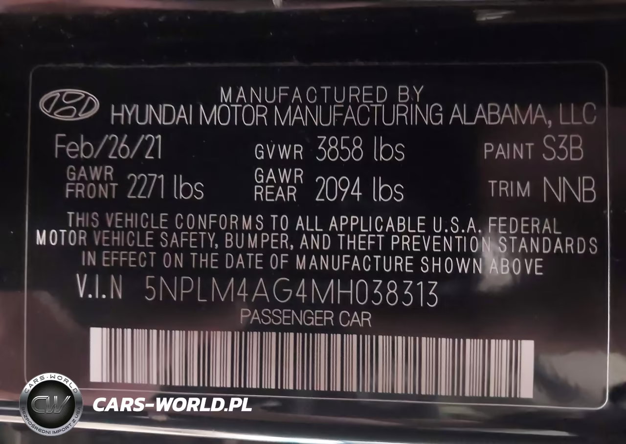 2021 Hyundai Elantra Sel VIN:5NPLM4AG4MH038313 - 9