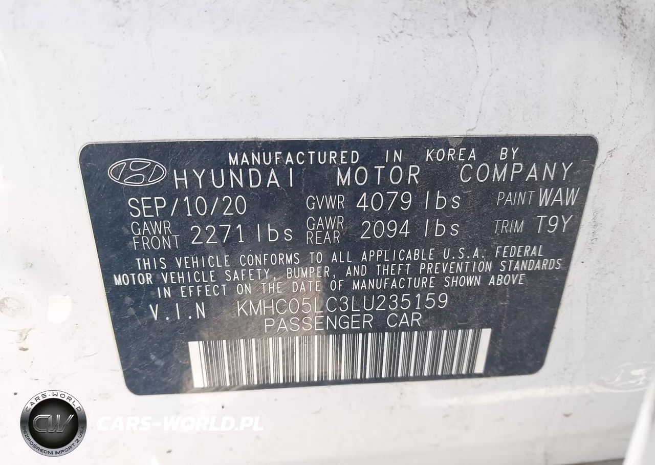 2020 Hyundai Ioniq Hybrid Limited VIN:KMHC05LC3LU235159 - 9