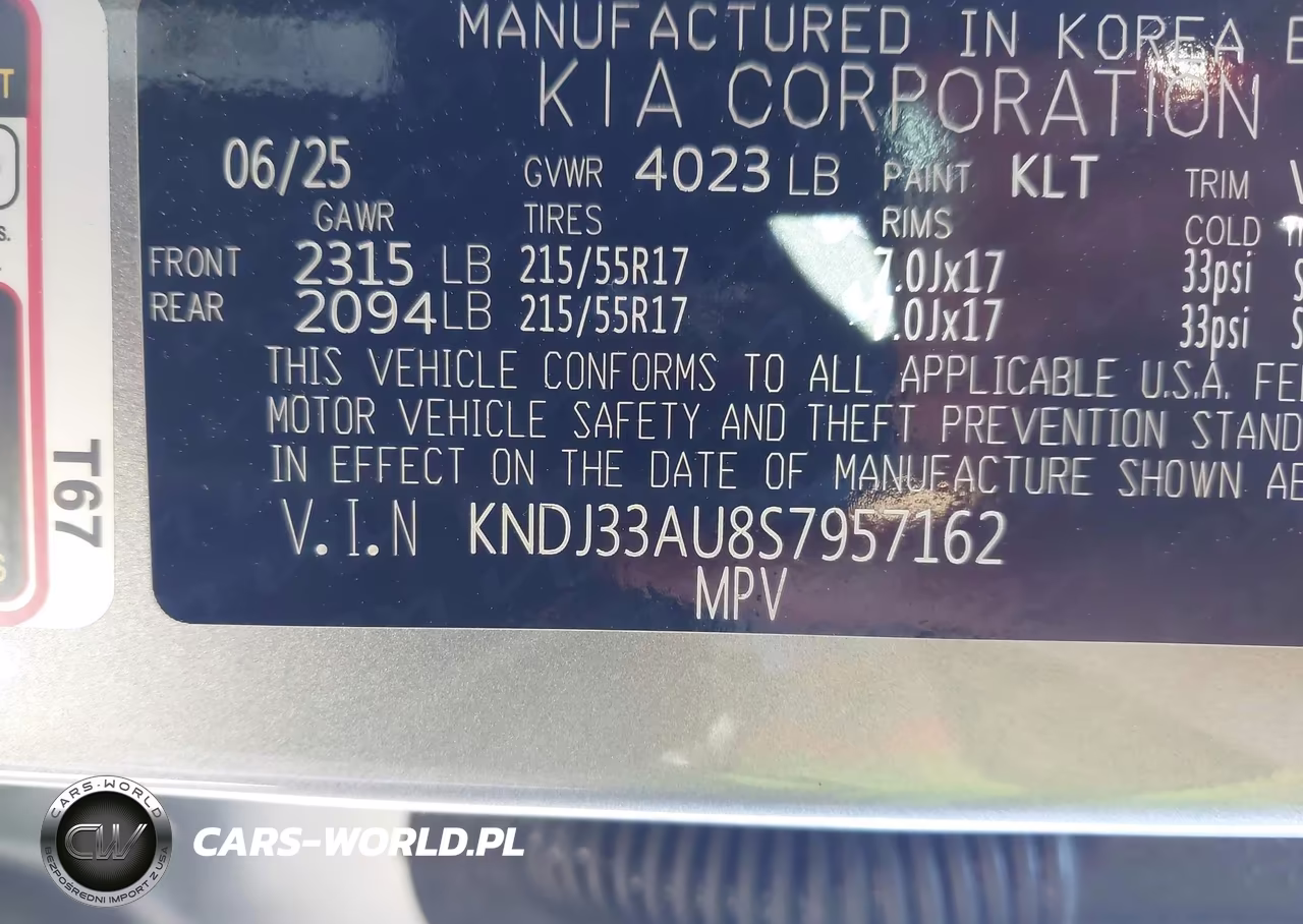 2025 Kia Soul Ex VIN:KNDJ33AU8S7957162 - 9
