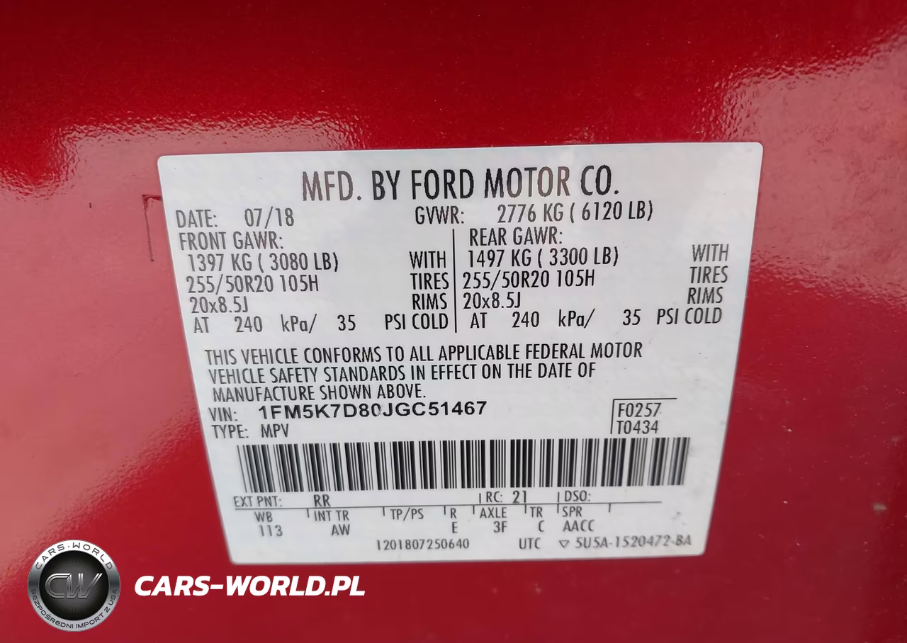 2018 Ford Explorer Xlt VIN:1FM5K7D80JGC51467 - 9