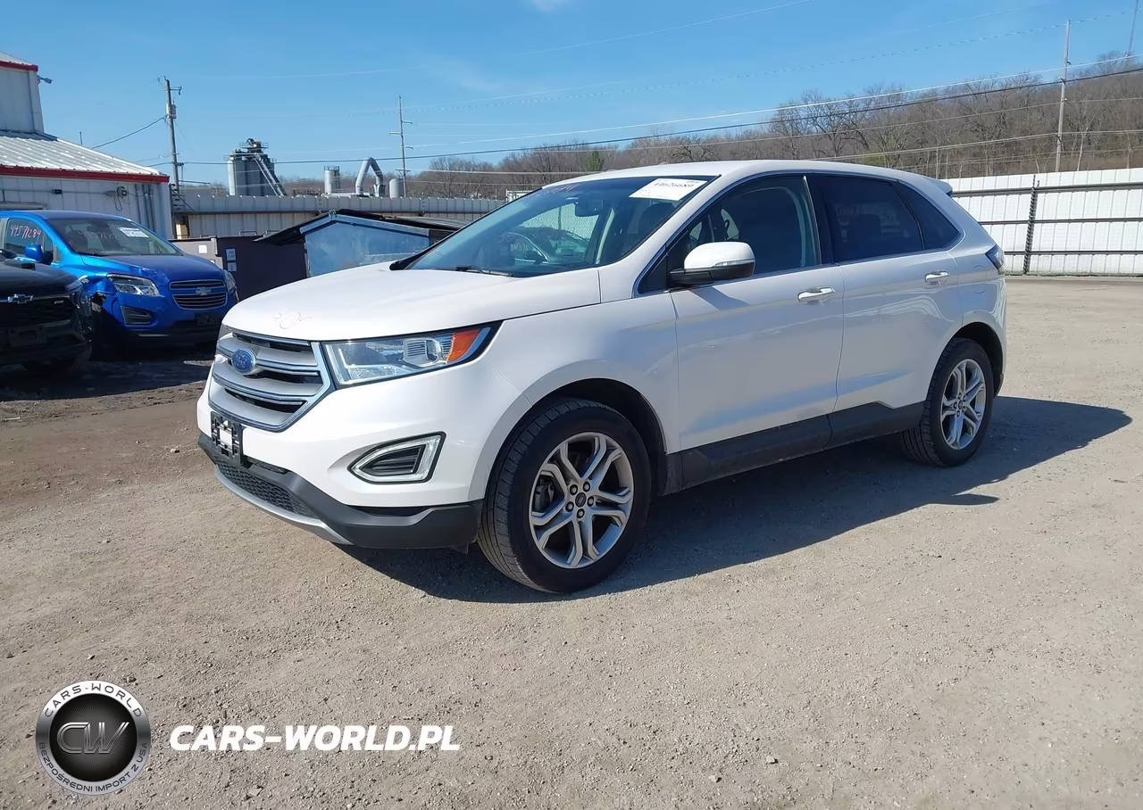 2017 Ford Edge Titanium VIN:2FMPK4K96HBB90856 - 2