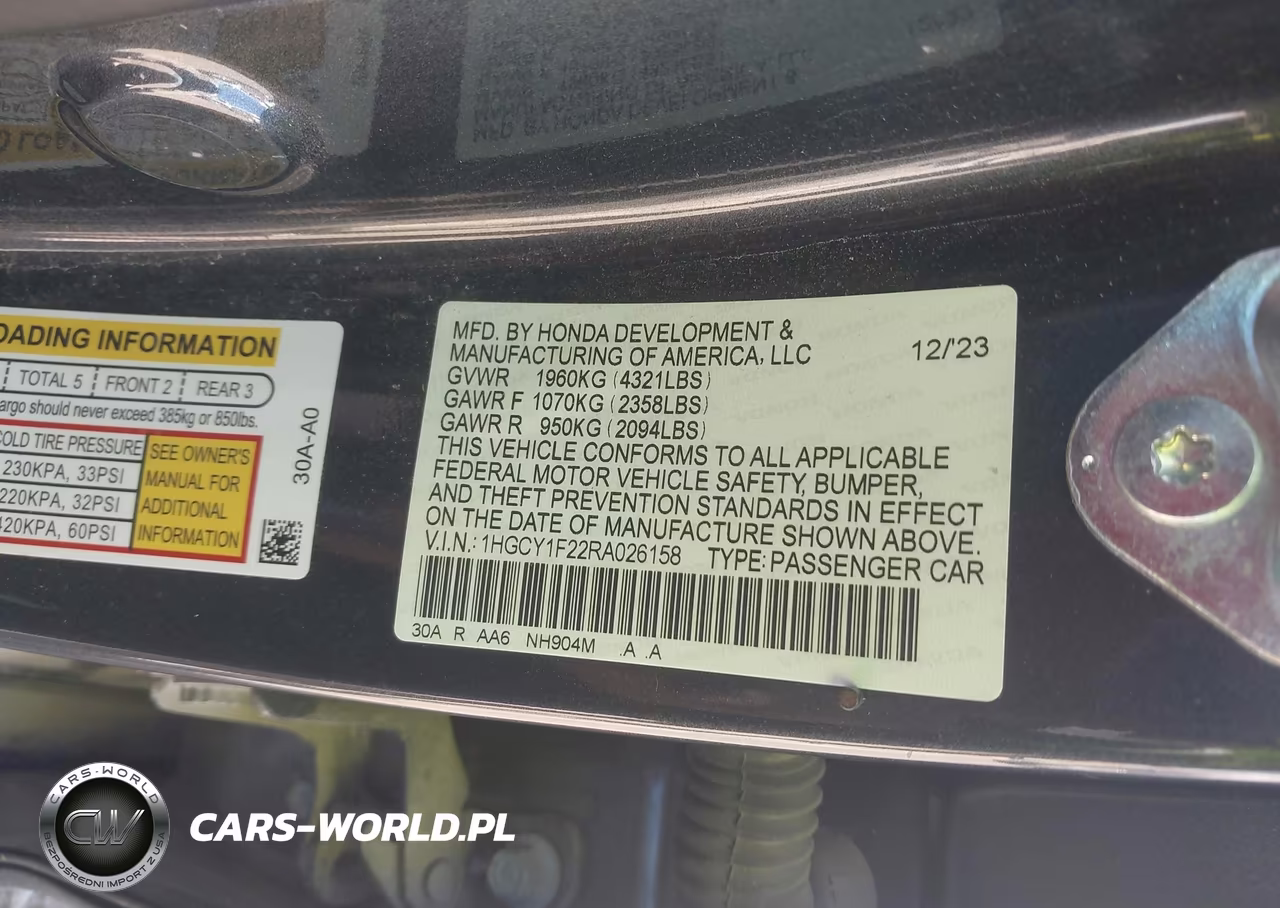 2024 Honda Accord Lx VIN:1HGCY1F22RA026158 - 9
