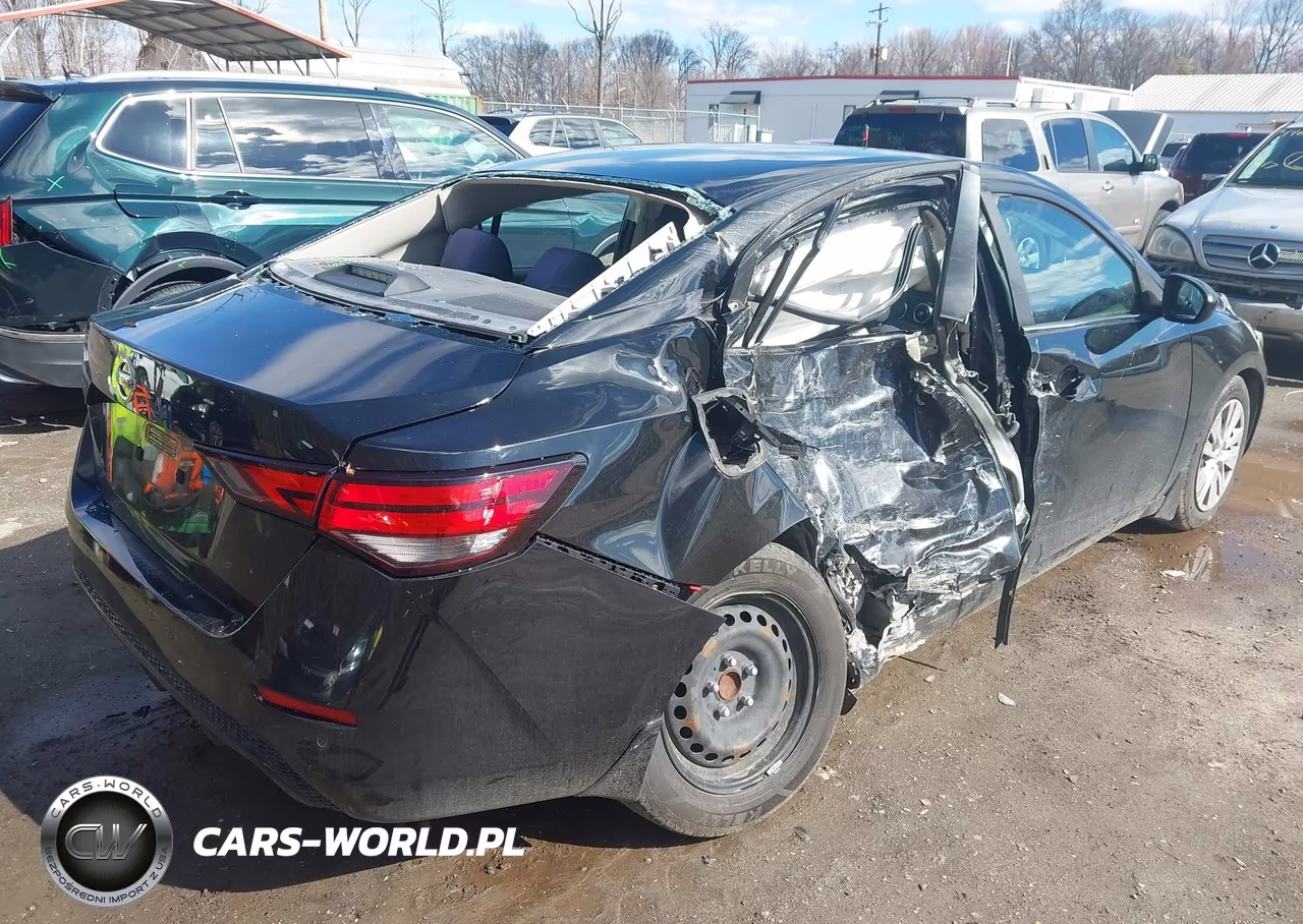 2021 Nissan Sentra S Xtronic Cvt VIN:3N1AB8BV2MY209180 - 4