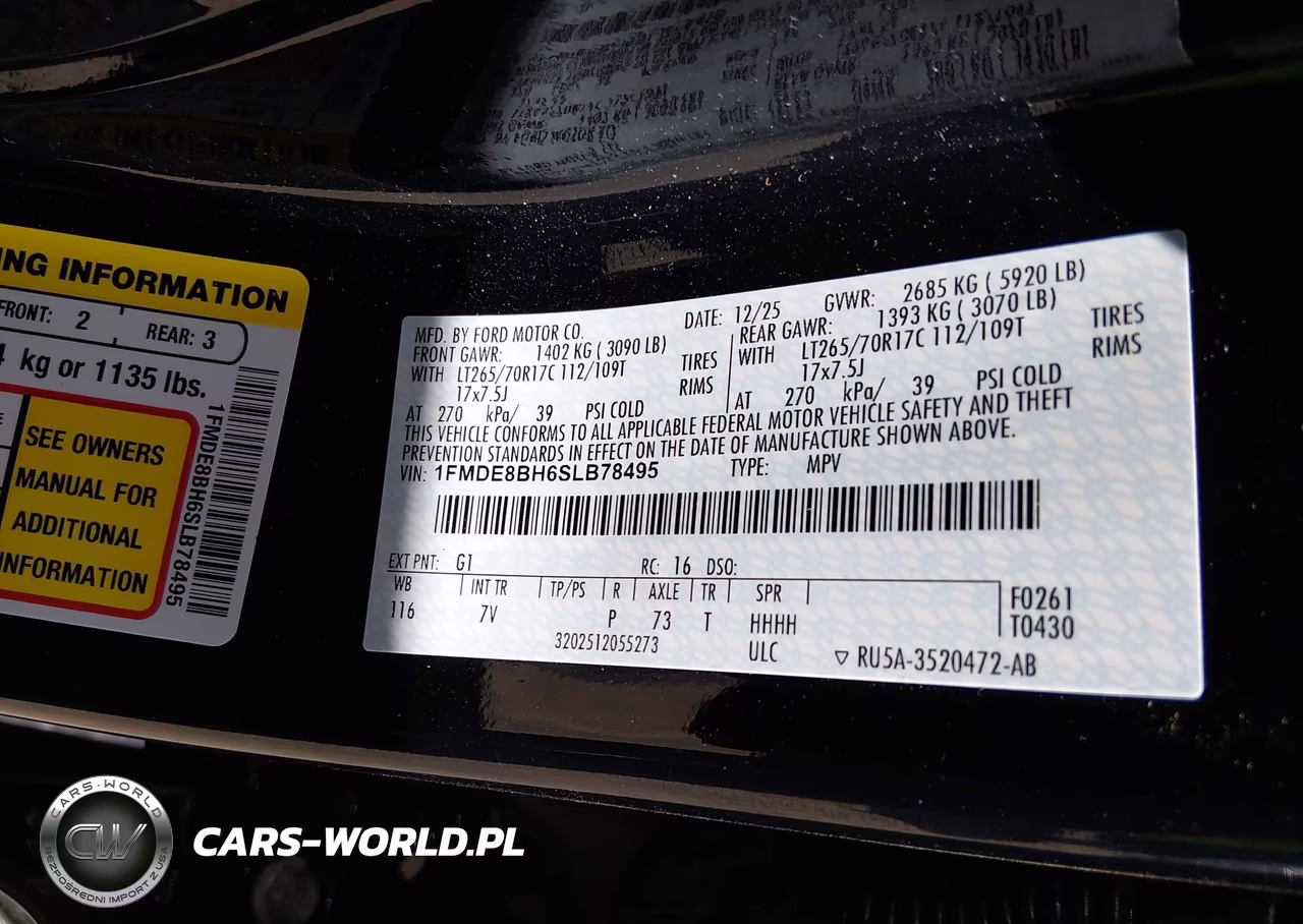 2025 Ford Bronco Outer Banks VIN:1FMDE8BH6SLB78495 - 9