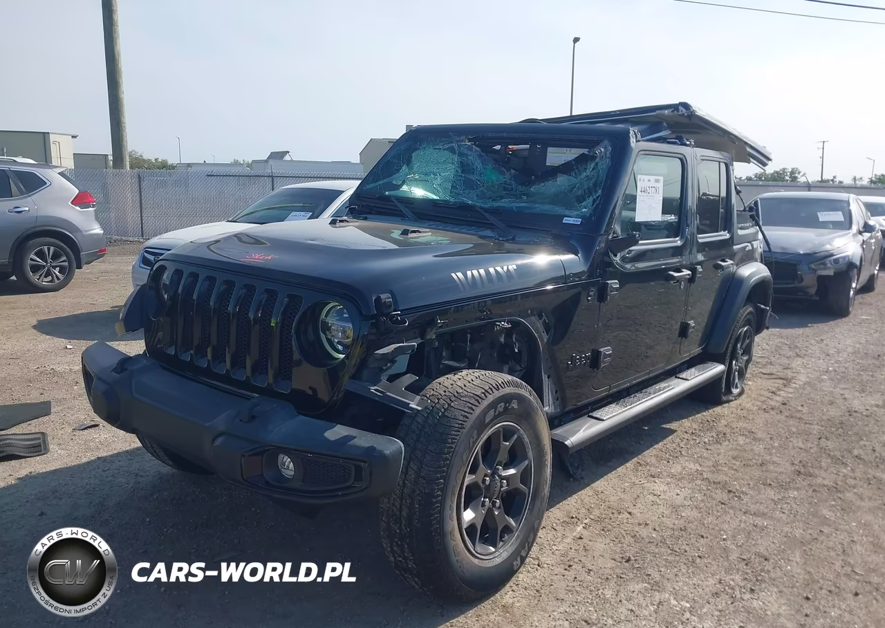 2021 Jeep Wrangler Unlimited Willys 4X4 VIN:1C4HJXDN7MW684269 - 2