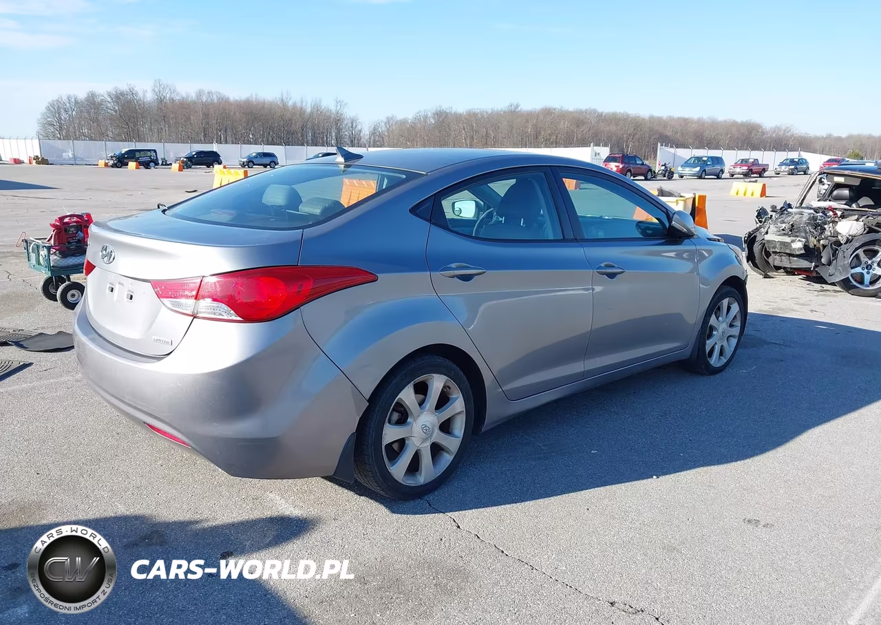 2012 Hyundai Elantra Limited (Ulsan Plant) VIN:KMHDH4AE3CU455798 - 4