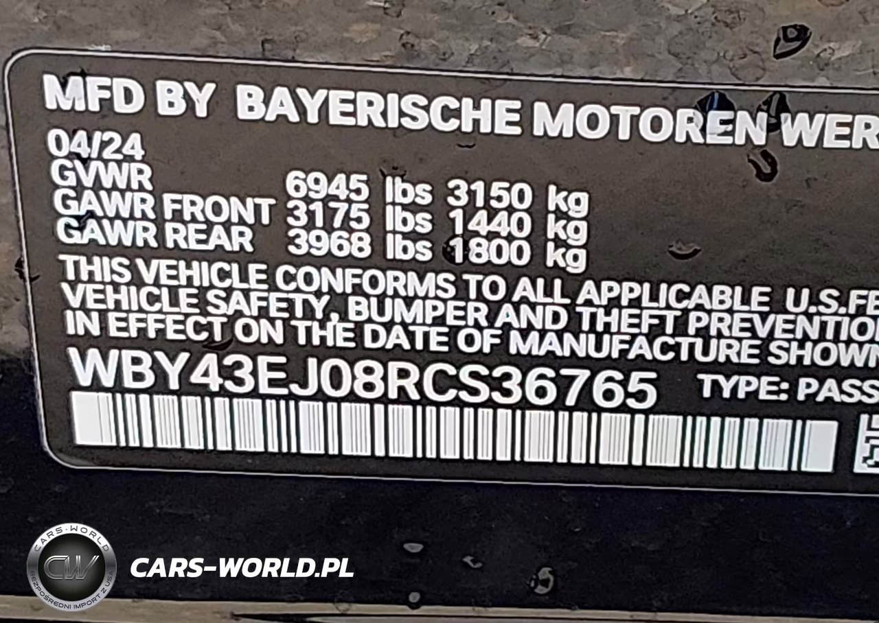 2024 BMW I7 Edrive50 VIN:WBY43EJ08RCS36765 - 9