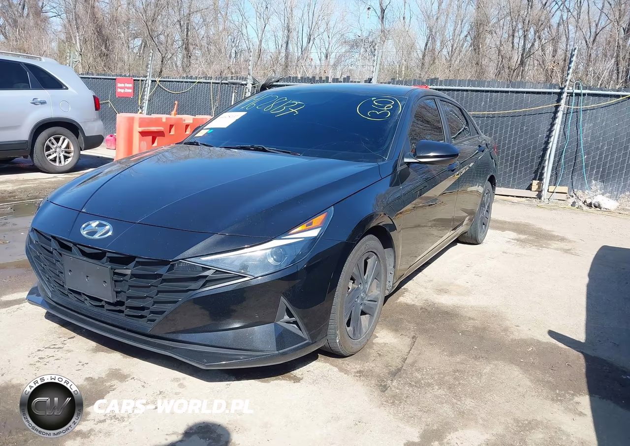 2021 Hyundai Elantra Sel VIN:5NPLM4AG8MH010546 - 2