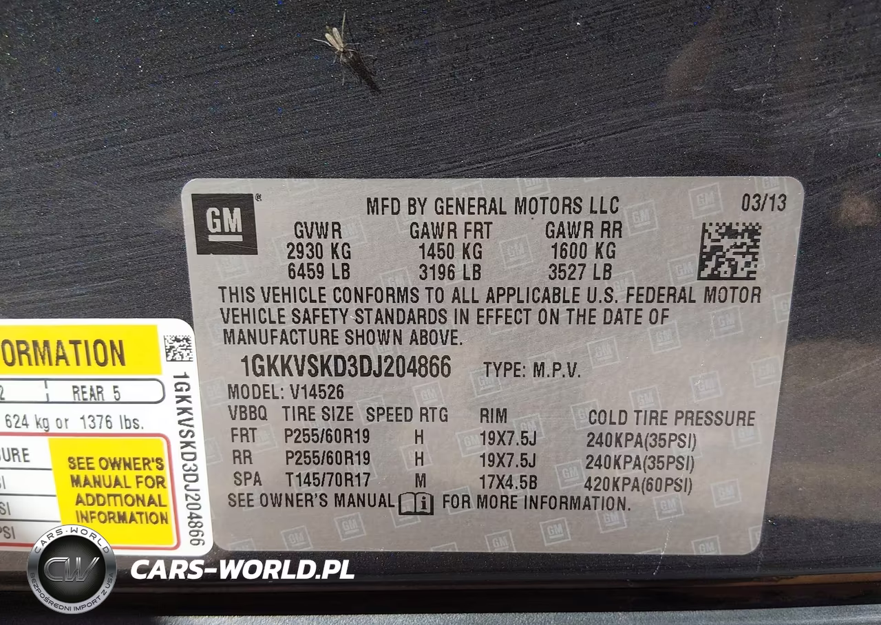 2013 GMC Acadia Slt-2 VIN:1GKKVSKD3DJ204866 - 9