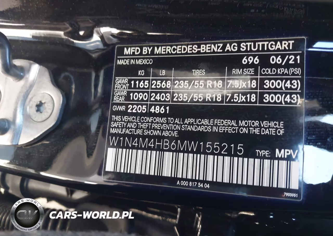 2021 Mercedes-Benz Glb 250 4Matic VIN:W1N4M4HB6MW155215 - 9
