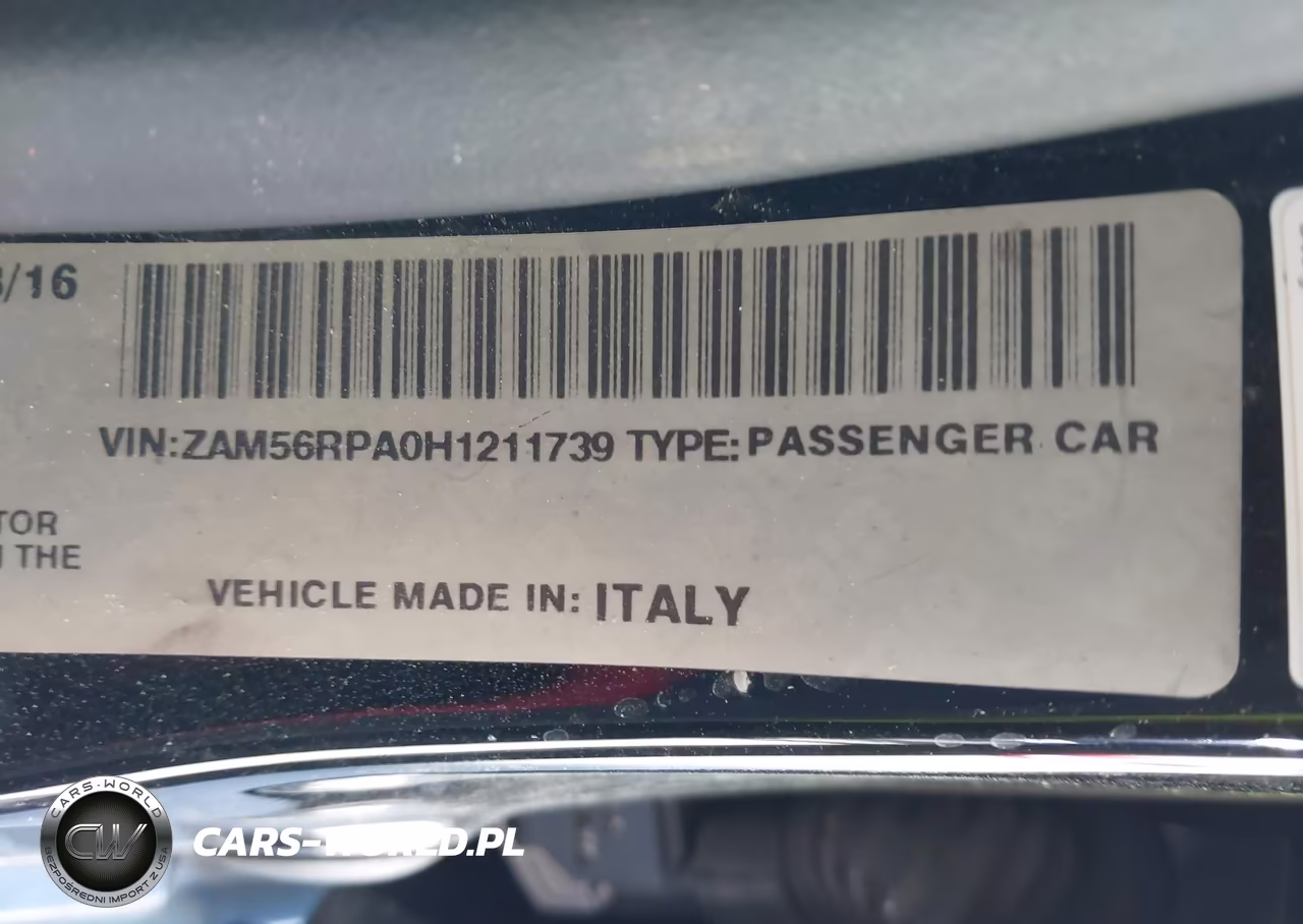 2017 Maserati Quattroporte S VIN:ZAM56RPA0H1211739 - 9