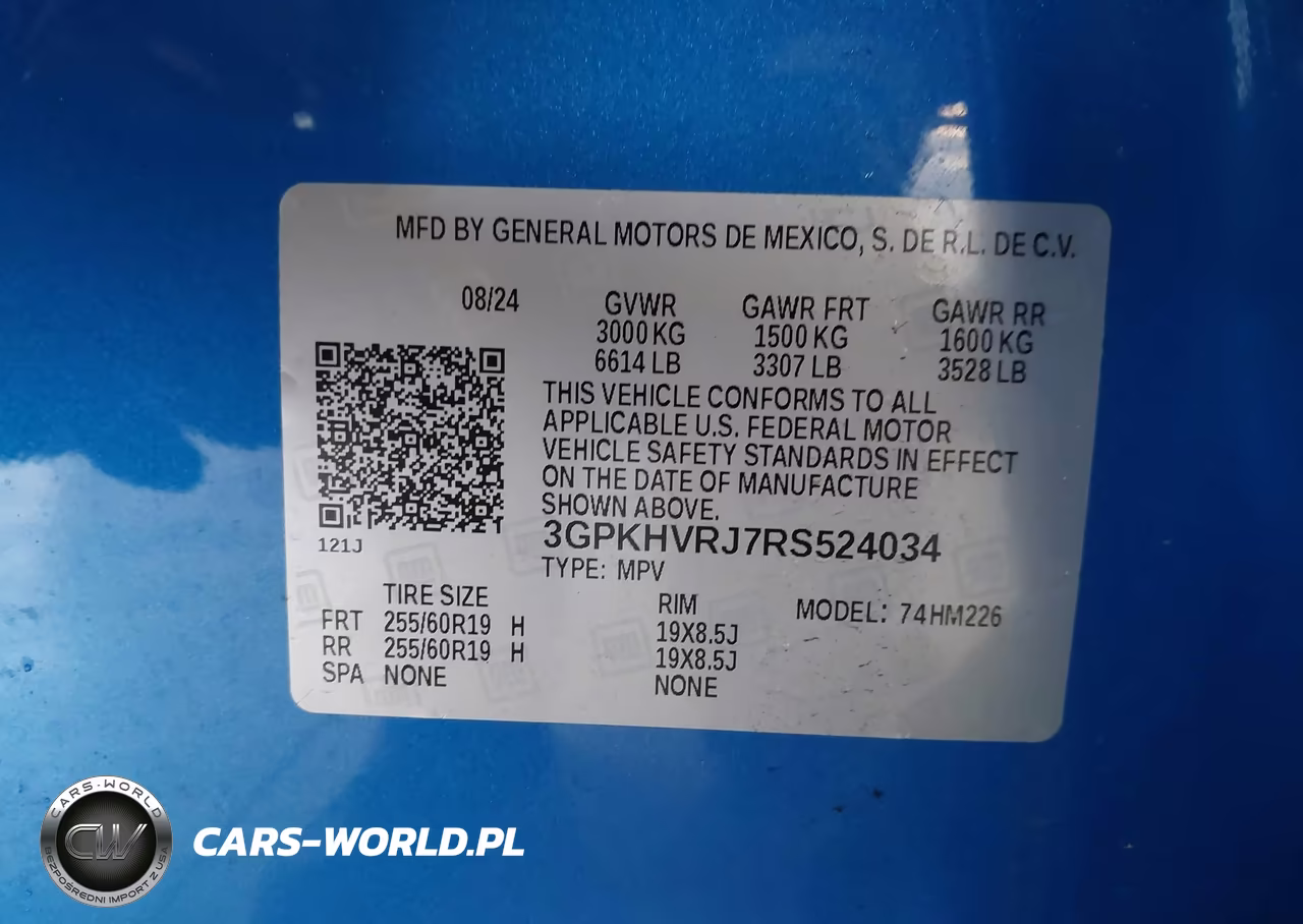 2024 Honda Prologue Ex VIN:3GPKHVRJ7RS524034 - 9
