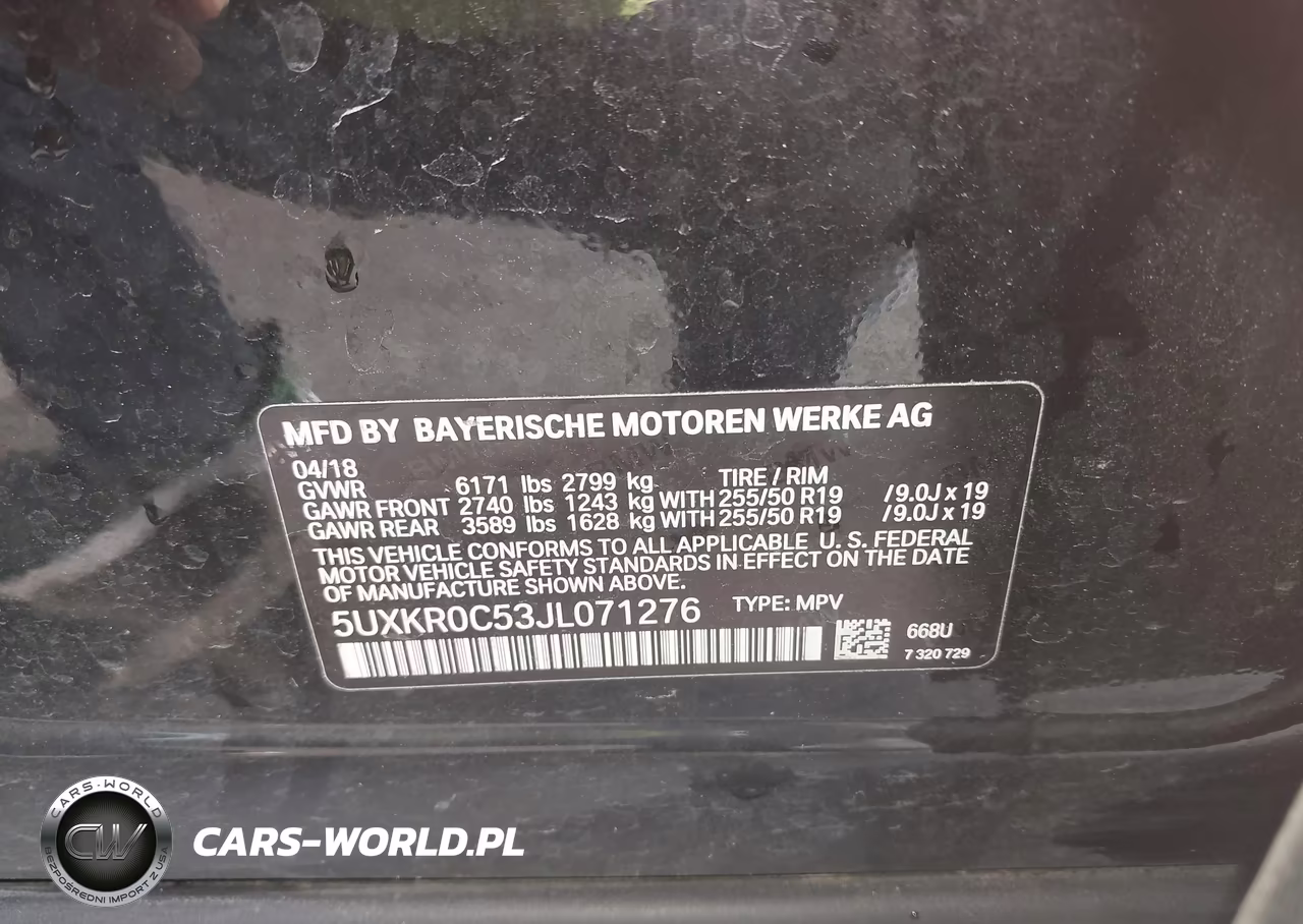 2018 BMW X5 xDrive35I VIN:5UXKR0C53JL071276 - 9