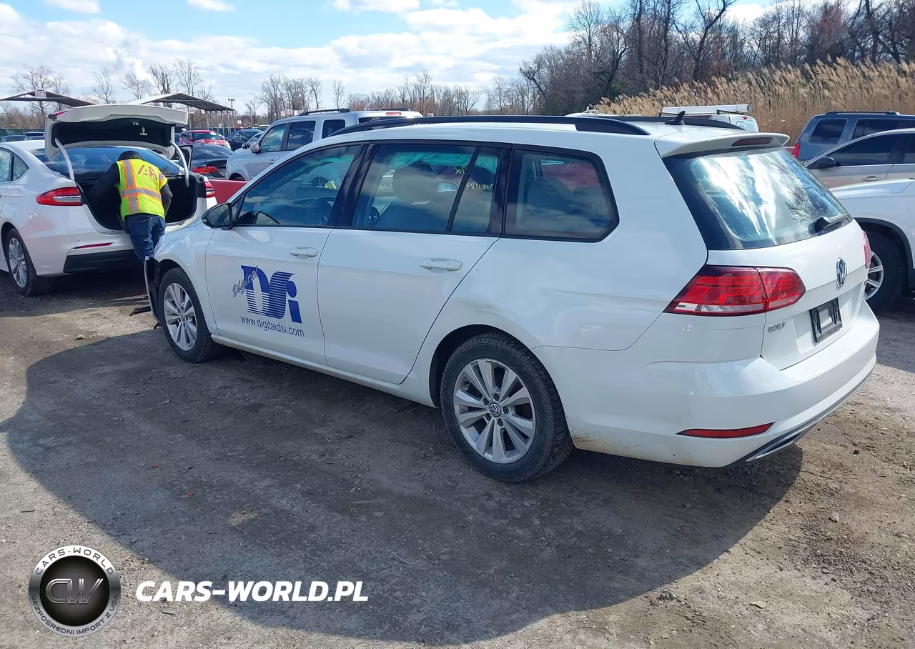 2019 Volkswagen Golf Sportwagen 1.8T S VIN:3VW217AU0KM500866 - 3