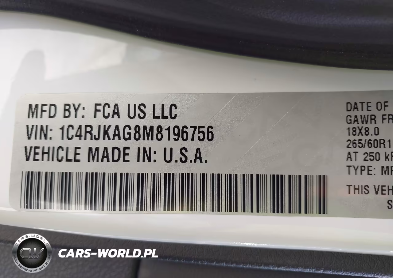2021 Jeep Grand Cherokee L Laredo 4X4 VIN:1C4RJKAG8M8196756 - 9