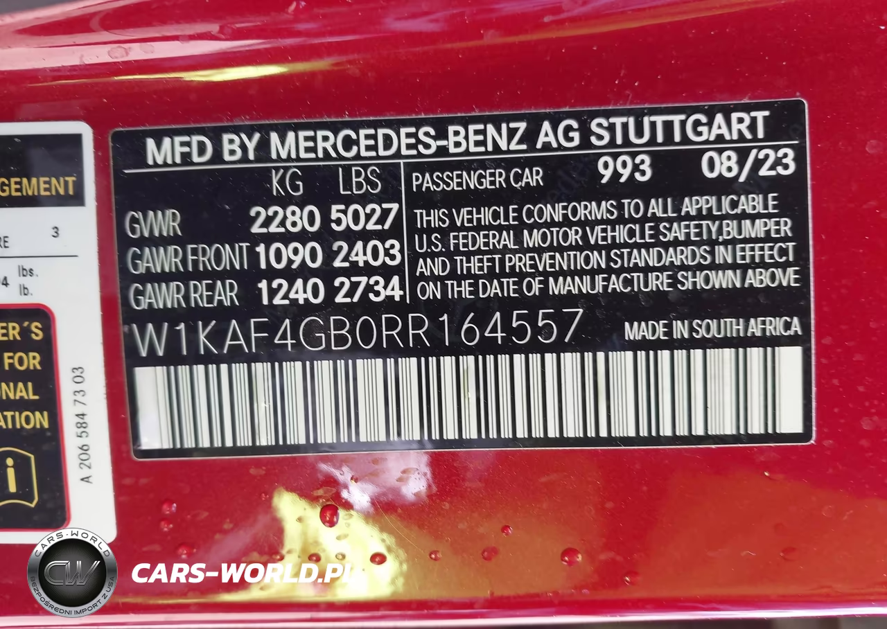 2024 Mercedes-Benz C 300 VIN:W1KAF4GB0RR164557 - 9