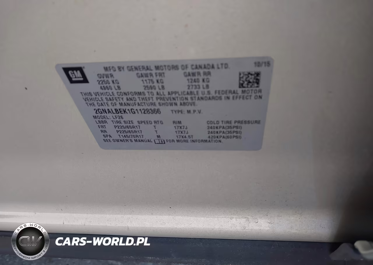 2016 Chevrolet Equinox Ls VIN:2GNALBEK1G1128366 - 9