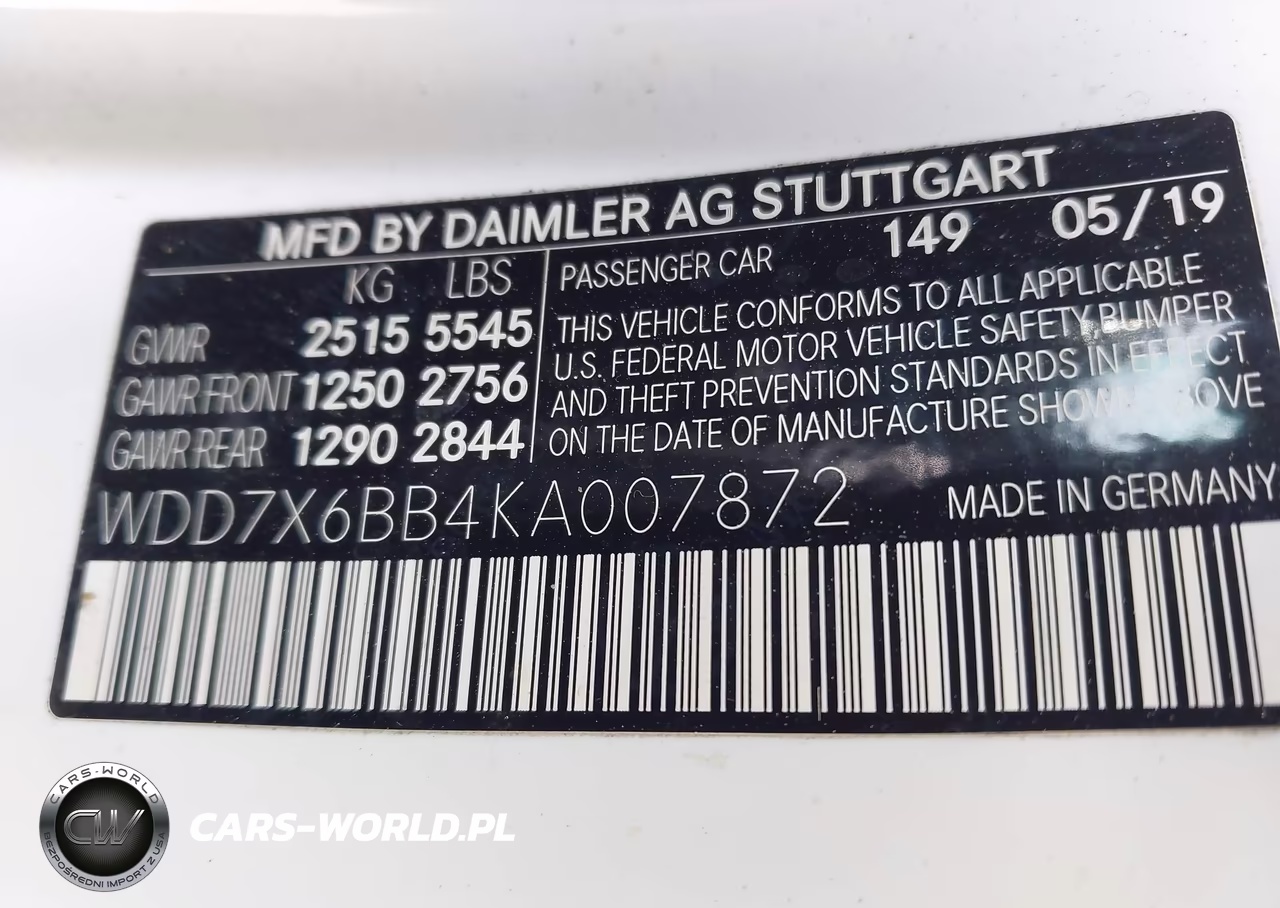 2019 Mercedes-Benz Amg Gt 53 4-Door Coupe VIN:WDD7X6BB4KA007872 - 9