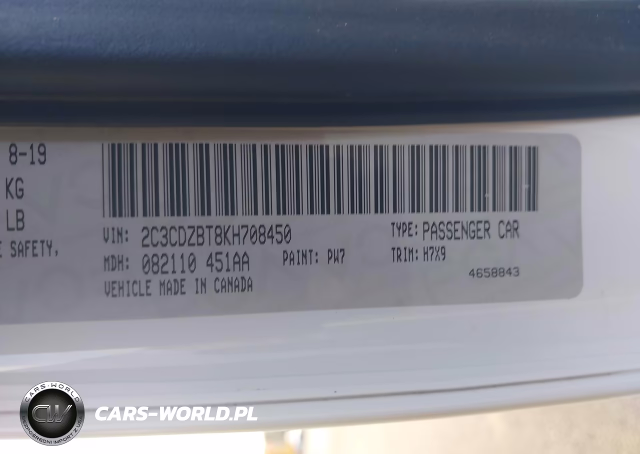 2019 Dodge Challenger R-T VIN:2C3CDZBT8KH708450 - 9