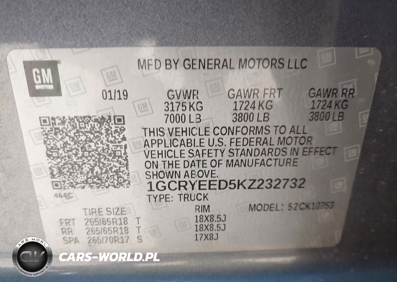 2019 Chevrolet Silverado 1500 Rst VIN:1GCRYEED5KZ232732 - 9