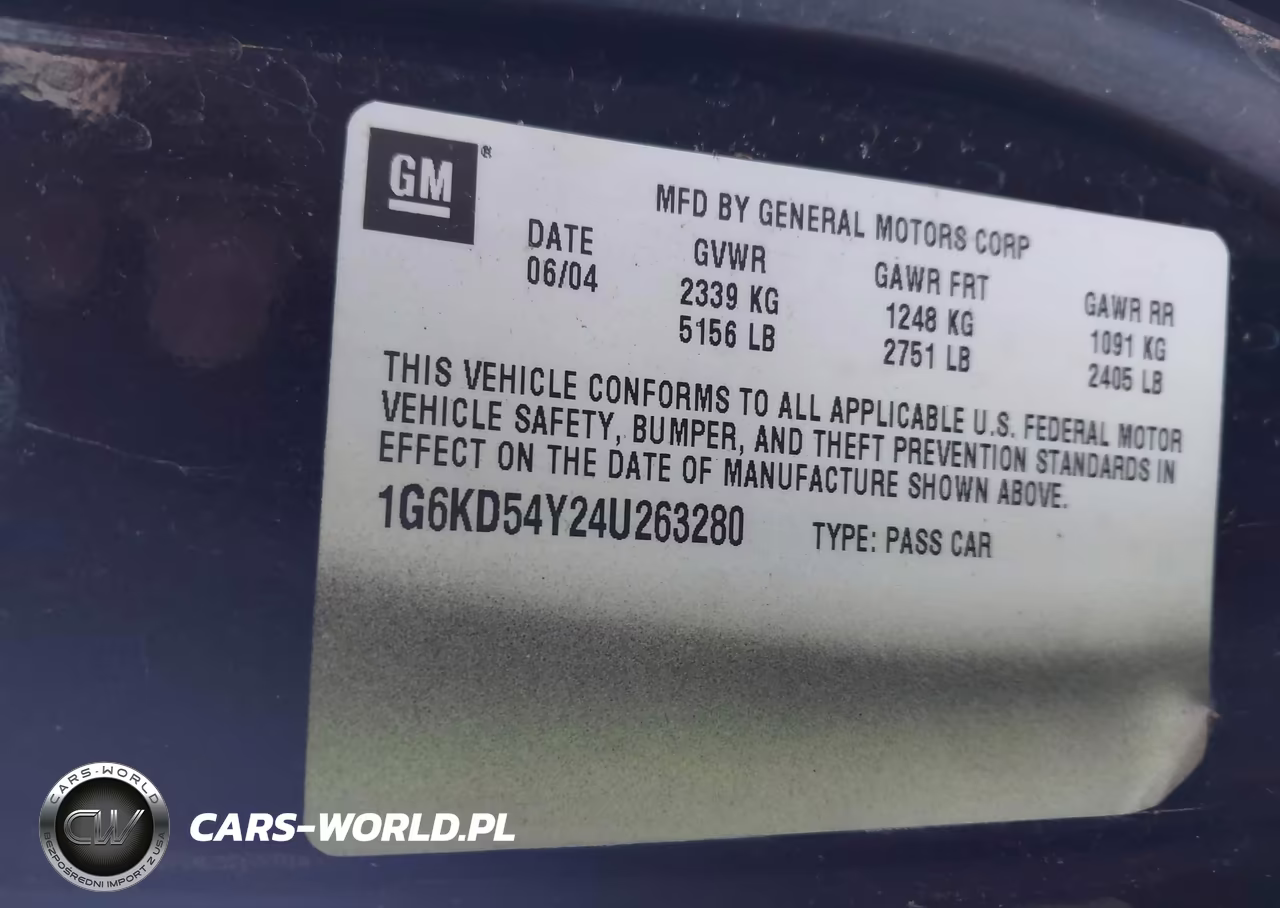 2004 Cadillac Deville Standard VIN:1G6KD54Y24U263280 - 9