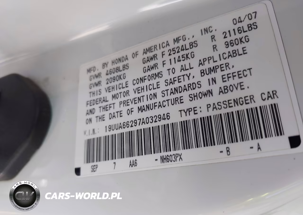 2007 Acura Tl 3.2 VIN:19UUA66297A032946 - 9