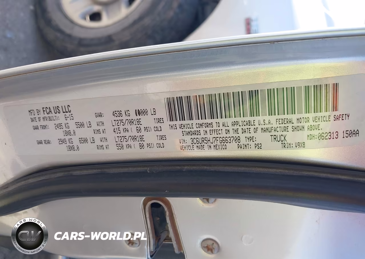 2015 Ram 2500 Tradesman VIN:3C6UR5HJ7FG663708 - 9
