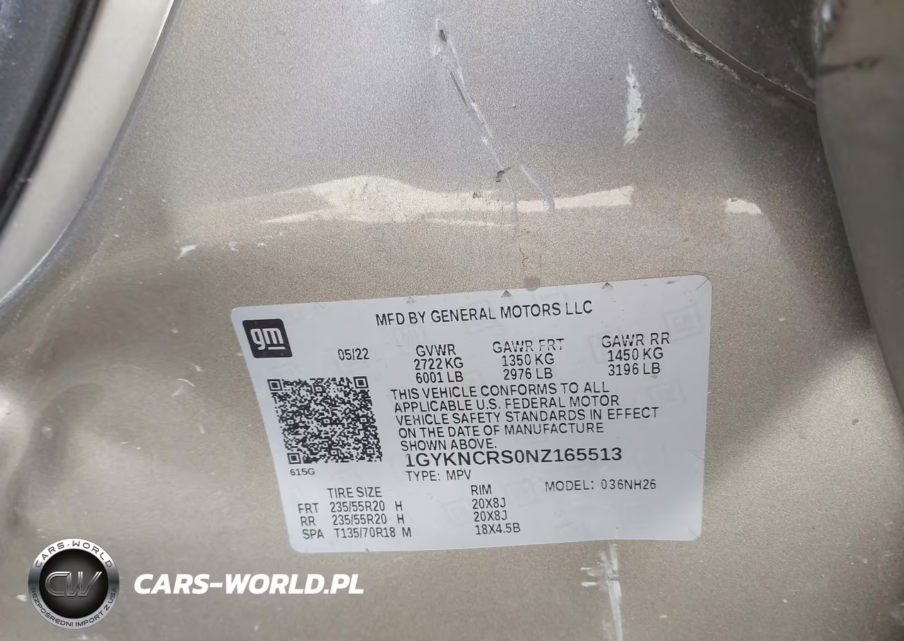 2022 Cadillac Xt5 Fwd Premium Luxury VIN:1GYKNCRS0NZ165513 - 9