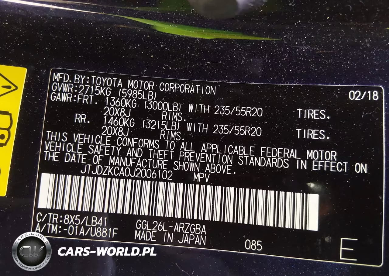 2018 Lexus Rx 350L Premium VIN:JTJDZKCA0J2006102 - 9