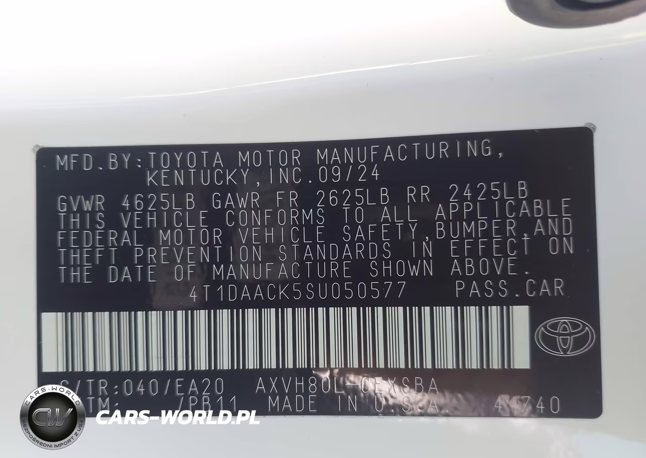 2025 Toyota Camry Se VIN:4T1DAACK5SU050577 - 9