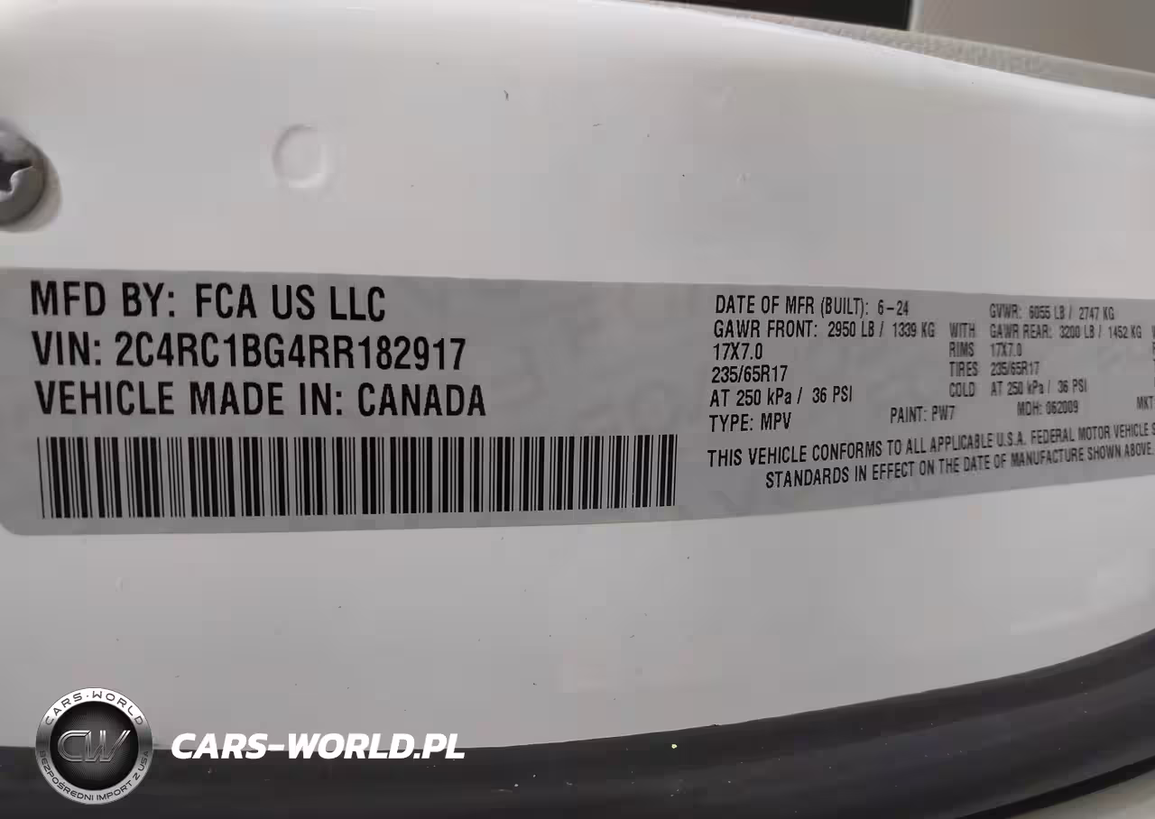 2024 Chrysler Pacifica Touring L VIN:2C4RC1BG4RR182917 - 9