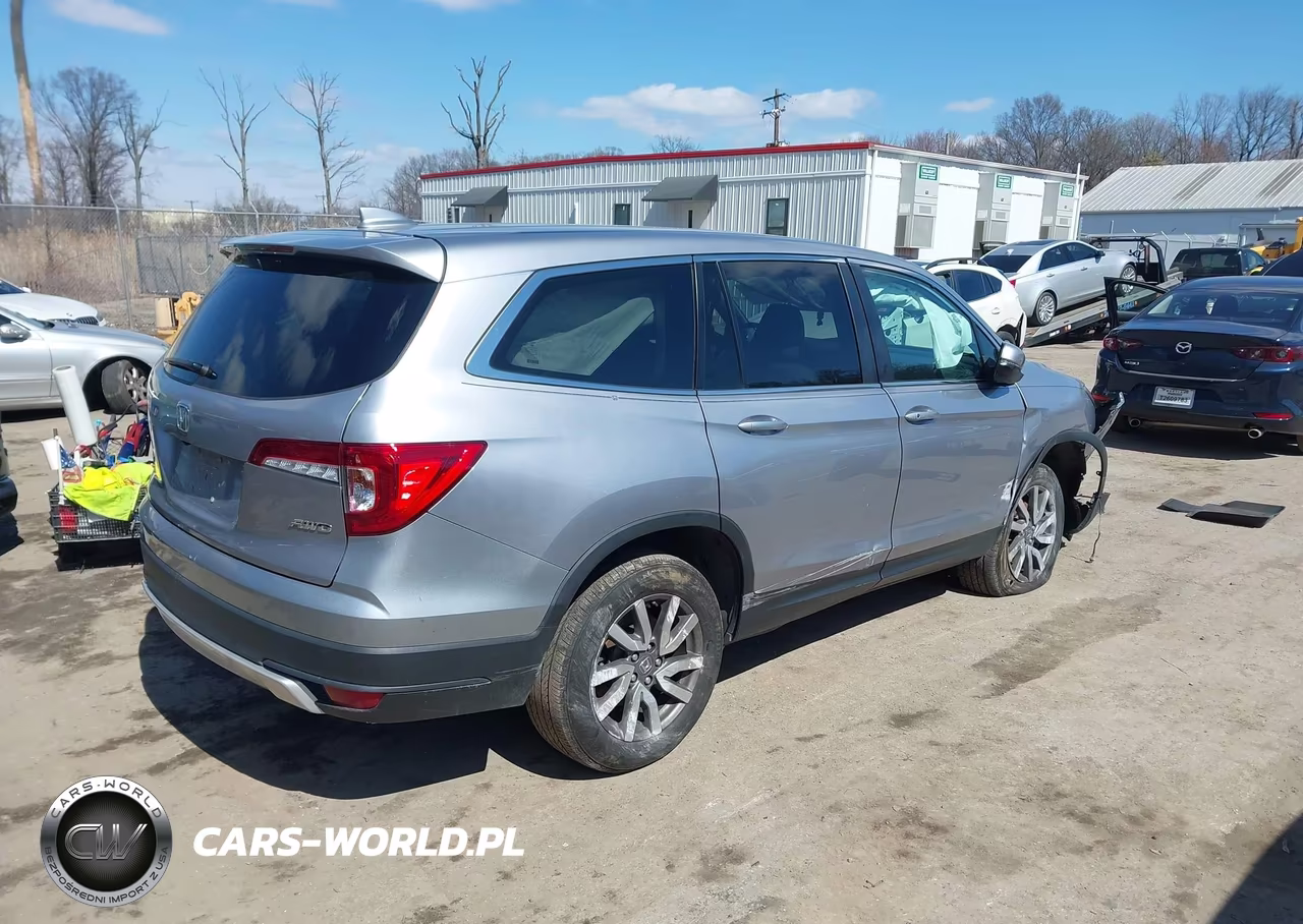 2021 Honda Pilot Awd Ex-L VIN:5FNYF6H52MB024151 - 4