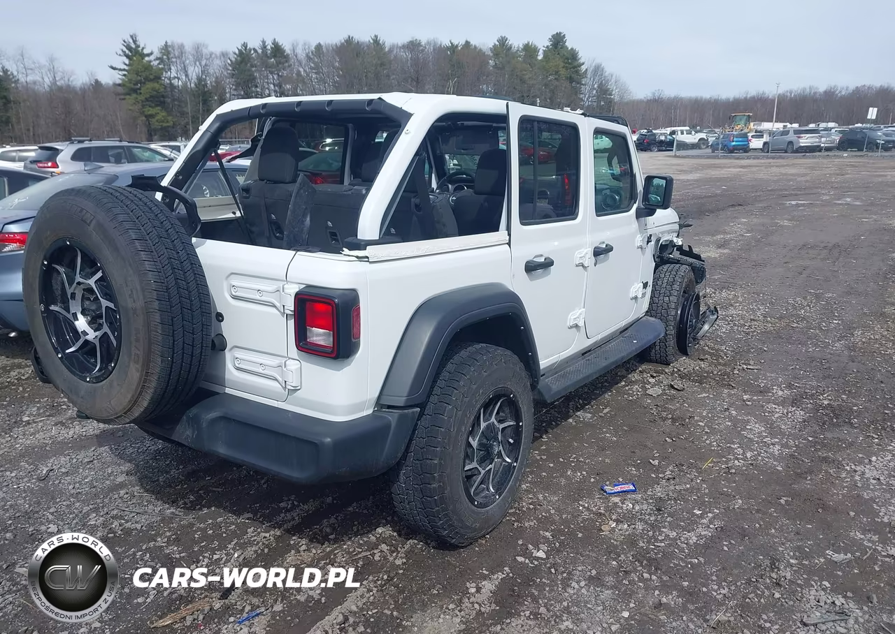 2021 Jeep Wrangler Unlimited Sport S 4X4 VIN:1C4HJXDNXMW744190 - 4