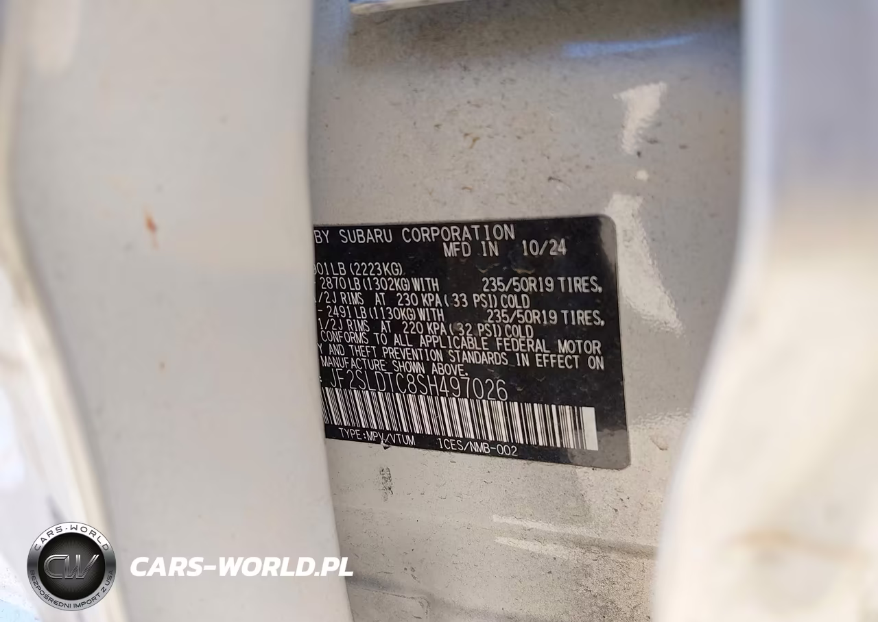 2025 Subaru Forester Touring VIN:JF2SLDTC8SH497026 - 9