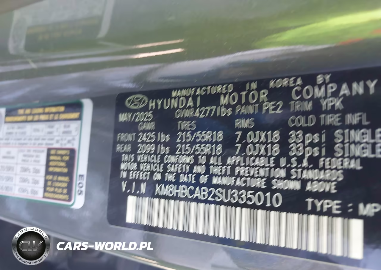 2025 Hyundai Kona Sel VIN:KM8HBCAB2SU335010 - 9
