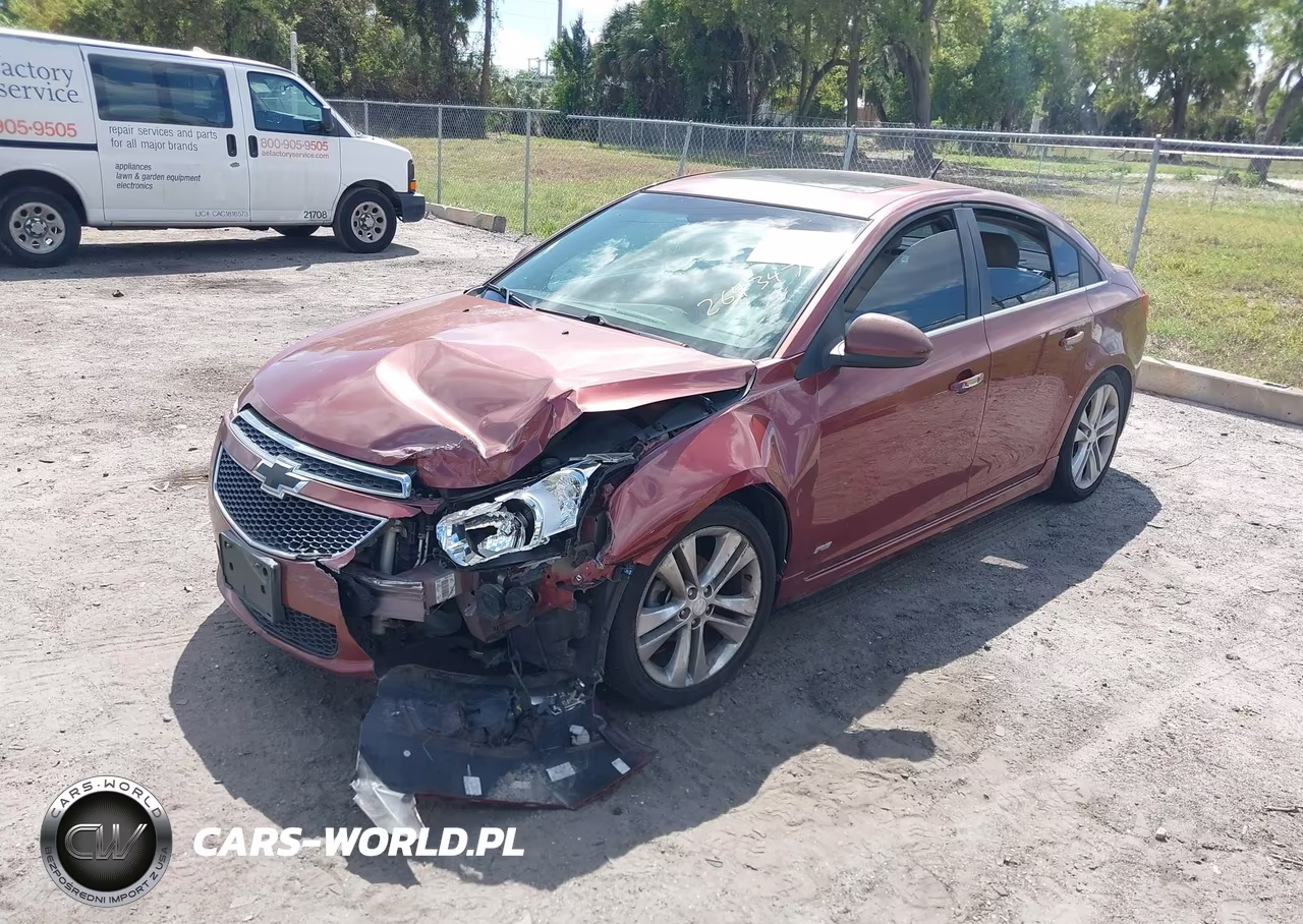 2012 Chevrolet Cruze Ltz VIN:1G1PH5SC7C7264347 - 2