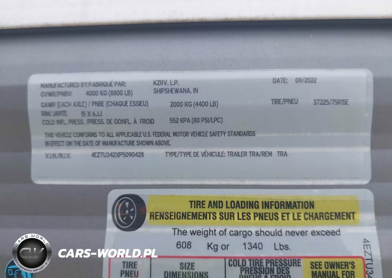 2023 K-Z Inc Other VIN:4EZTU342XP5090428 - 9