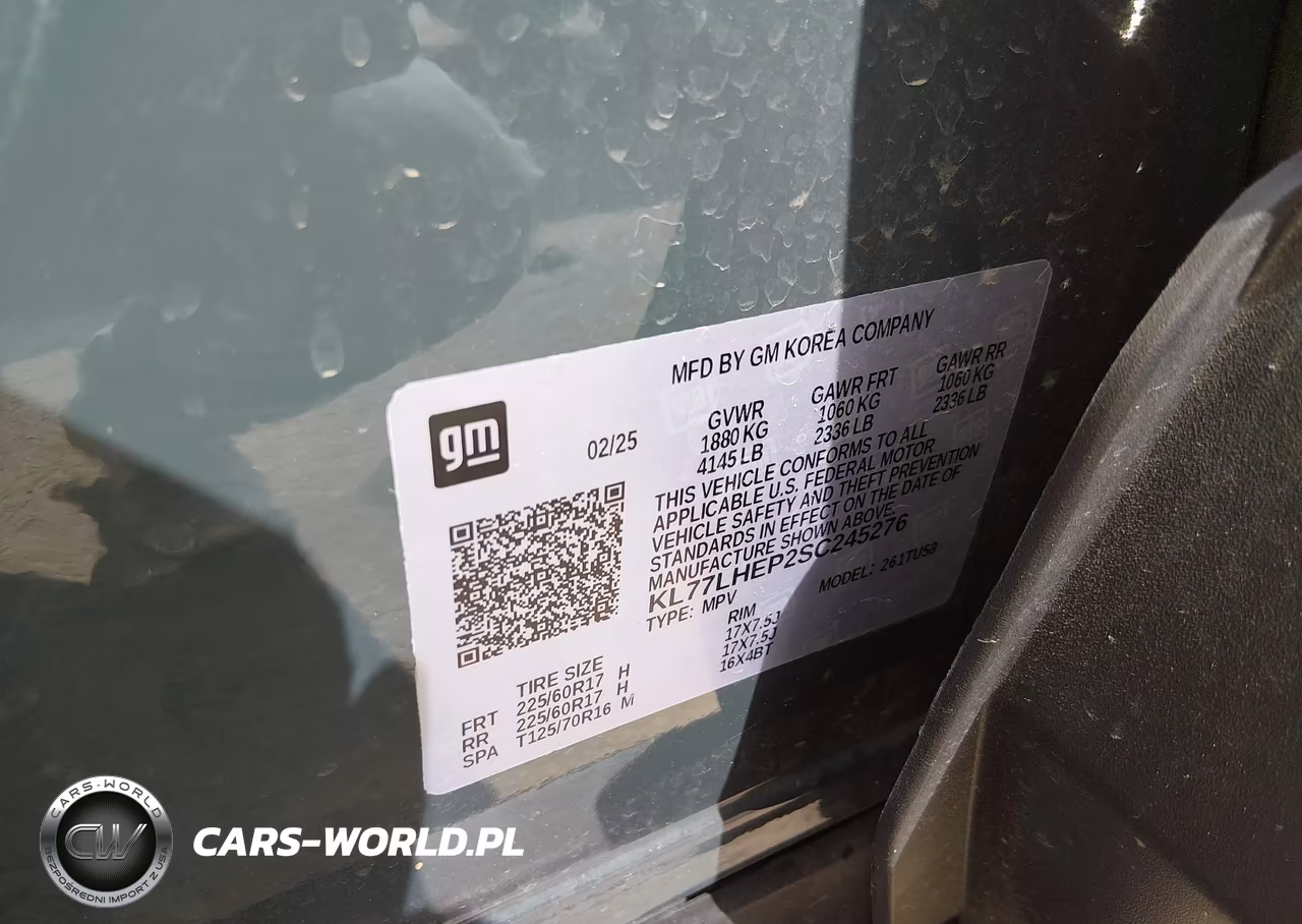 2025 Chevrolet Trax Fwd Lt VIN:KL77LHEP2SC245276 - 9